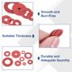 thumbnail image 4 of 220 Pcs M5 Arandelas Planas de Fibra 5mm ID 10mm OD 1mm de Grosor, 4 of 6