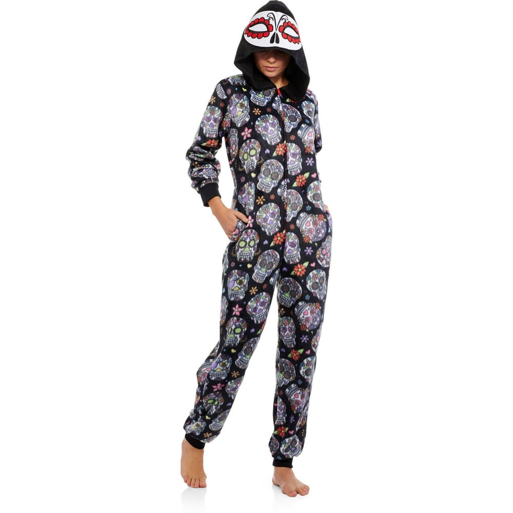 Juniors Microfleece Sleepwear Adult Onesie Costume Union Suit Pajama