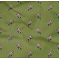 thumbnail image 4 of oneOone Organic Cotton Poplin Twill Fabric Floral Block Print Fabric BTY 42 Inch Wide, 4 of 4