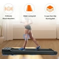 thumbnail image 3 of Under Desk Treadmill, Walking Pad with Incline, Portable Walking Treadmill for Home/Office 2.5HP, Walking Jogging Machine with 300 lbs Weight Capacity Remote Control LED Display, 3 of 9