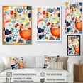 thumbnail image 4 of Designart "Mid Century Geometric Shapes in Colorful Display III" Abstract Framed Wall Art - Modern Colorful Abstract Geometric Entryway Framed Wall Art, 4 of 6