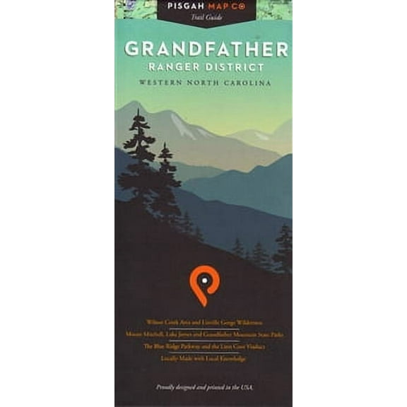 Grandfather Range District of Western North Carolina MAP