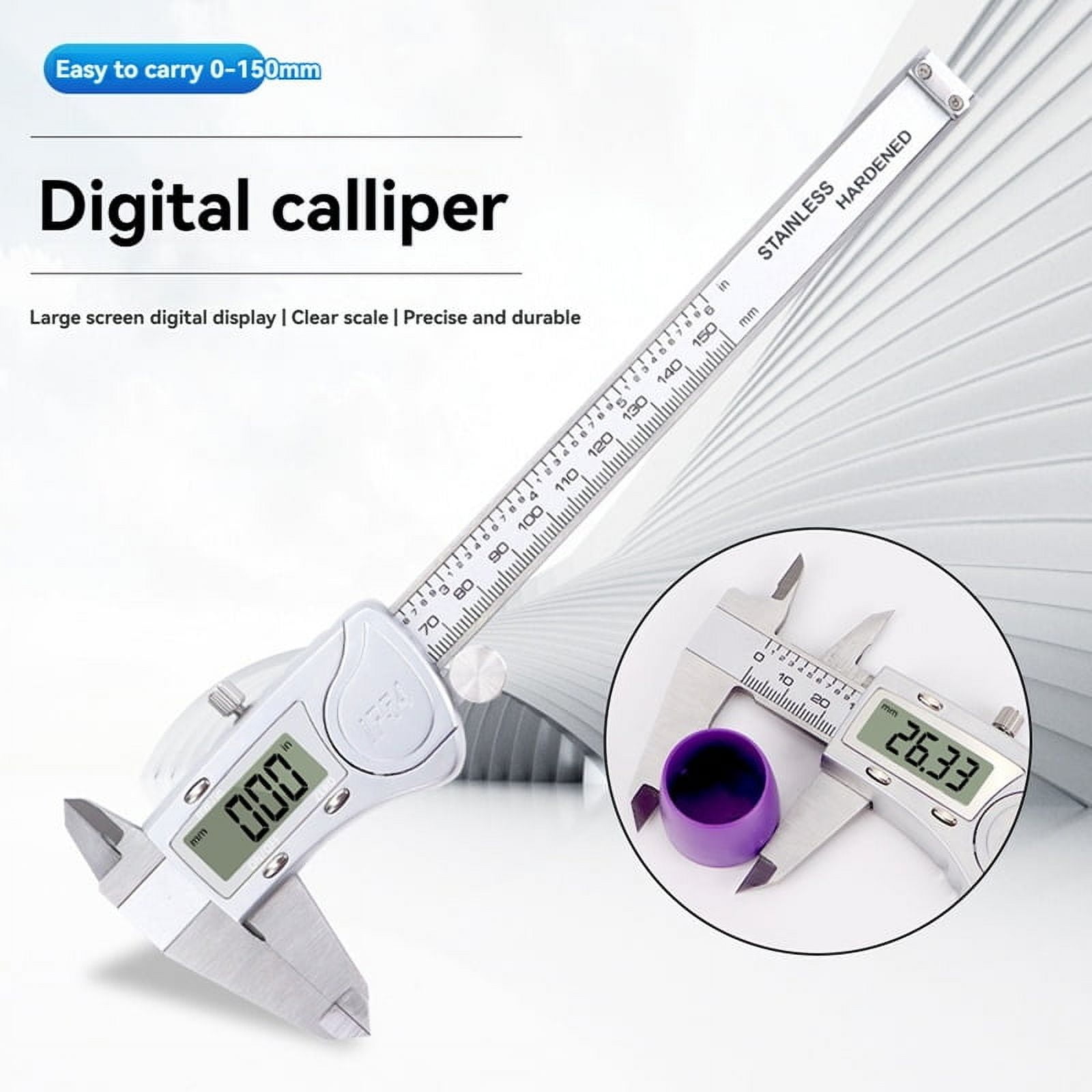 Hardened Stainless Steel Caliper Digital Caliper Vernier Calipers Electronic Caliper Waterproof Caliper