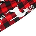 thumbnail image 5 of Baikeli Christmas Pajamas for Family Funny Elk Deer Graphic Matching Pjs Sets Soft Red and Black Plaid Long Sleeve Sleepwear, 5 of 5