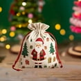 thumbnail image 5 of ToyKingdee Christmas Santa Sack - Soft Linen Christmas Drawstring Gift Bag for Gifts, Toys, Candy Storage, 5 of 6