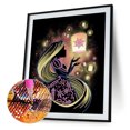 thumbnail image 2 of Kits parciales de pintura de diamante con forma especial Disney Princess Silhouette (KA421) FLhrweasw Nuevo, 2 of 9