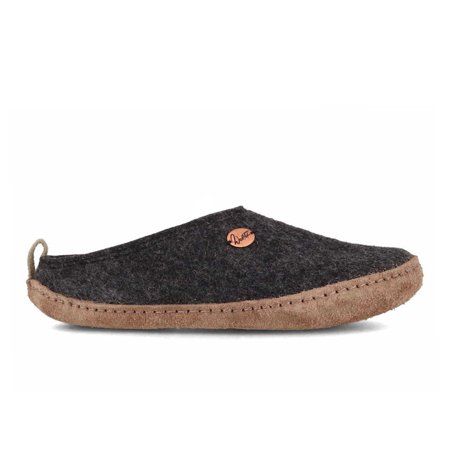 

WoolFit Tundra: Whisper-Silent Lightweight Felt Wool Home Slippers for Men & Women with Leather Sole | Slip-On Washable Slippers with Open Heel for Maximum Comfort & Freedom Breathable Guest Slippers