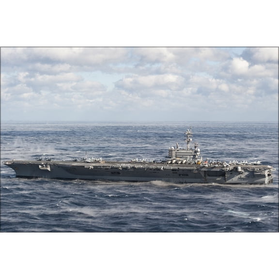 24"x36" Gallery Poster, U.S. Navy aircraft carrier USS George H.W. Bush (CVN-77) p5