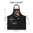 thumbnail image 5 of 2 Pack Adjustable Bib Apron with Pumpkin Design & 2 Pockets - Festive Kitchen Chef Apron for Men & Women, 5 of 5