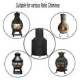 Outdoor Waterproof Chiminea Fire Pits Cover Heavy Duty Heater Cover