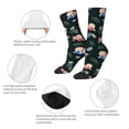 thumbnail image 4 of Fotbe Baby Sloths Sleeping Calcetas Largas con Estampado para Hombre y Mujer – Calcetas de Compresión Transpirables y Elásticas, Viajar y Uso Diario Talla 5-11, 4 of 6