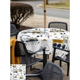 thumbnail image 5 of Outdoor Tablecloths with Umbrella Hole & Zipper, Cartoon Tractor 60x60 Inch Square Tablecloths, Cute Grey Digger Shovel Truck Waterproof Table Cloth, Patio/Pool/Picnic Table Covers, 5 of 8