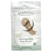 Starwest Botanicals Organic Ashwagandha Root Powder, 2.47 oz (70 g)