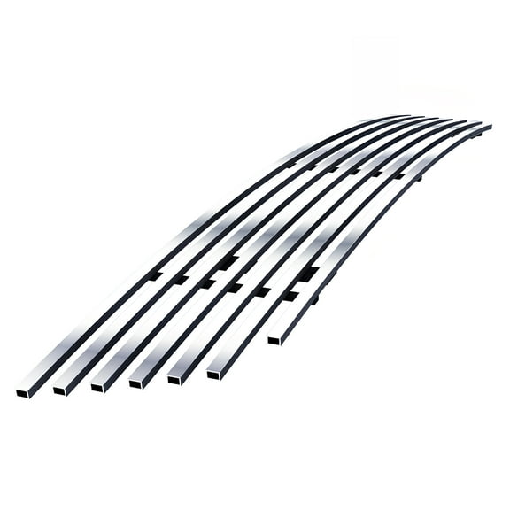 APS Compatible with Honda Civic 2009-2011 Coupe Lower Bumper Chrome Billet Front Grill Grille Insert H66766A