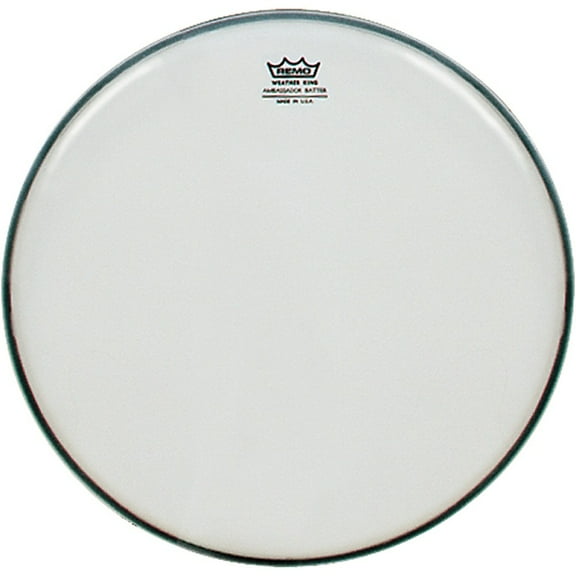 REMO 16" Ambassador Smooth White