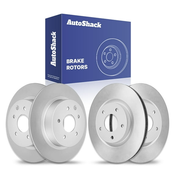 AutoShack Front & Rear Brake Rotors | Replacement For 2013-2024 Nissan Altima 2.0L 2.5L 3.5L V6 AWD FWD | 4-PC Set