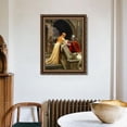 thumbnail image 3 of INVIN ART Framed Canvas Print Godspeed by Edmund Blair Leighton Vintage Wall Art Living Room,24"x32", 3 of 5
