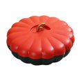 thumbnail image 1 of CAIROYAR Bandeja para servir bocadillos para fiestas con forma de calabaza y multifuncional con tapa, 1 of 7