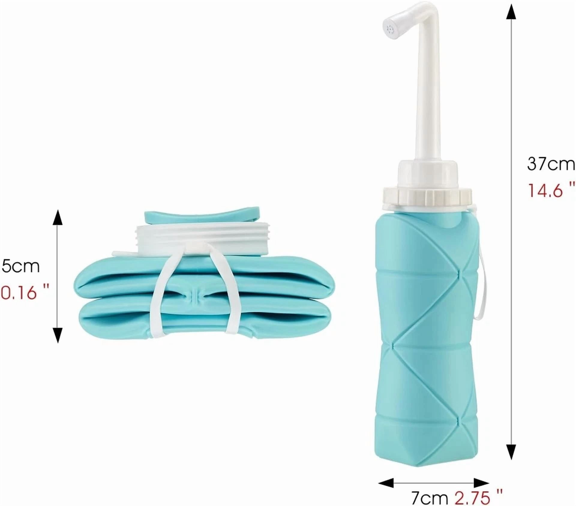 CIRCLE- Portable Manual Handheld Toilet Sprayer Hygiene Wash Travel Bidet Set