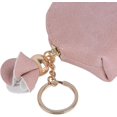 thumbnail image 3 of BR Monedero rosa para mujer con colgante - Monedero pequeño con cremallera - Regalo perfecto para la fiesta de cumpleaños de la niña, 3 of 5