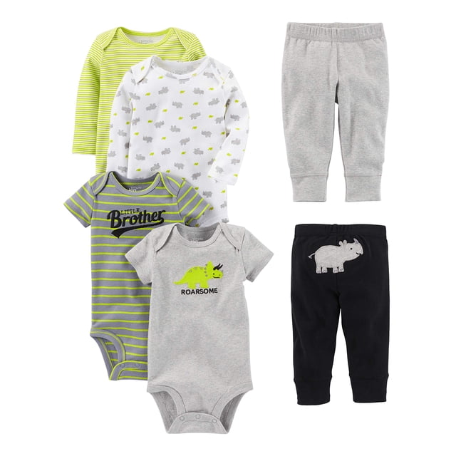 Set de ropa Simple Joys by Carter's Sleepwear Baby Boy 6-9M