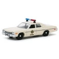 thumbnail image 2 of 1975 Dodge Monaco Cream "Hazzard County Sheriff" "Hobby Exclusive" 1/64 Diecast Model Car by Greenlight, 2 of 3