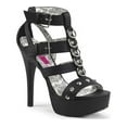 thumbnail image 2 of Women's Pleaser Pink Label Teeze 42W T-Strap Platform Sandal, 2 of 2
