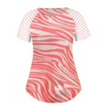 thumbnail image 2 of Gibobby Playera de Manga Corta con Cuello Redondo Tops talla grande para mujer, túnica estampada verano, Tops primavera, camisas manga corta con cuello redondo, blus(Rosa,G), 2 of 3