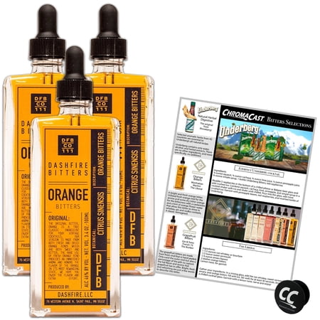 Dashfire Orange Cocktail Bitters 3pk, 100ml./btl.