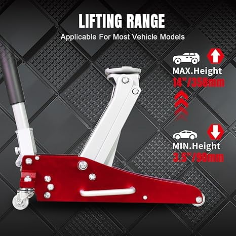 HYPER TOUGH 1.5 Ton DT815016L Aluminum Floor Jack
