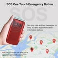 thumbnail image 4 of E Prime-A1 Pro 4G Unlocked Flip Mobile Phone for Seniors, Easy-to-Use Big Button Clear Sound Flip Cell Phone with SOS Button, GPS and a Convenient Charging Dock (Red), 4 of 5