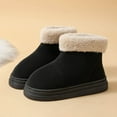 thumbnail image 5 of Dasayo Snow Women Boots Footwear Ankle Black Comfortable Warm Fuzzy Winter Boots Women's Shoes 36, 5 of 6