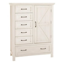Westwood Design Westfield Wood Chifferobe Brushed White
