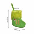 thumbnail image 3 of Xuniizn Personalized Christmas Stockings with Initials - Custom Embroidered Stocking Set, Luxury Velvet Xmas Stockings for Family, Holiday Christmas Decorations, Green, New Model H, 3 of 6