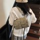 thumbnail image 3 of Bolso Con Tapa Cruzado Hombro Hebilla Lona para Mujer () Verde, 3 of 9
