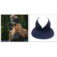 thumbnail image 4 of Gorra de terre de moda Casual con visera para mujer chica con tapa hueca para de senderismo en , tapa hueca - oscuro Yinane Sombrero de visera de verano, 4 of 7