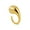 Golden No 6 R701, variant on Elegant Water Drop Ring in Gold Tone Stainless Steel for Women Old Money Style Jewelry Elegant Sparkling Style