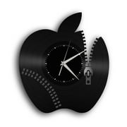 Apple Vinyl Wall Clock