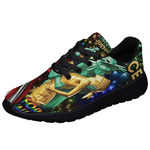 Liberty JuStce For All LGBT Shoes Sneakers Black Size 3.5