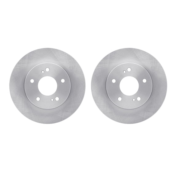 Dynamic Friction Company Rear Brake Rotors 6002-67043