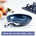 thumbnail image 7 of Blue Diamond Hard Anodized Toxin-Free Ceramic, Metal Utensil Safe Frying Pan, 8", 7 of 7