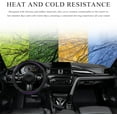 thumbnail image 6 of Car Steering Wheel Cover, 15 Inch Anti-Slip Steering Wheel Cover Protector with 3D Honeycomb Design, Universal Steering Wheel Covers for Truck SUV, Car Accessories (Purple, Round Shape), 6 of 12