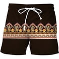 thumbnail image 4 of New Summer 3D Digital Printed Beach Pants Loose Casual Drawstring Shorts For Men Clothes Quick-dry Cool Ice Shorts Homme Trunks, 4 of 5