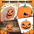 thumbnail image 2 of Pumpkin Slow Rising Stress Toy, Halloween Squeeze Fidget for Kids Adults, Spooky Sensory Decompression Toy for Party Favors Classroom Prizes, 2 of 8