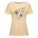 thumbnail image 2 of Pntutb Camiseta de moda para mujer Blusa con estampado de letras de manga corta y cuello redondo para mujer Pntutb Pntutb-3768, 2 of 8
