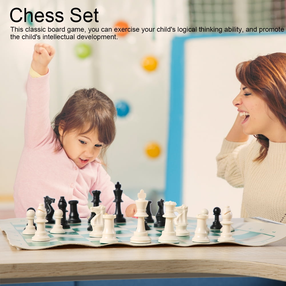Details about   Portable Chess Set With Backpack Promote Children Kid Intelligence Playing Game 