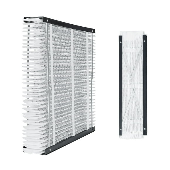 KFFKFF 20 x 25 x 4 Furnace Filter, MERV 16 HVAC Ac Filters,12-Month Electrostatic Pleated Air Conditioner Filters, 2-Pack (Actual Size: 20.47 x 25.20 x 3.98 Inch)