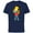 Navy, variant on The Simpsons Bart Simpson Rude Mouth - Short Sleeve Cotton T-Shirt for Adults - Customized-Navy