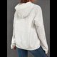 thumbnail image 5 of Sudadera Informal con Capucha de Jacquard Texturizado para Mujer, Sudadera Holgada de Larga de Color Liso Y2K con Bolsillos. XXL, 5 of 10
