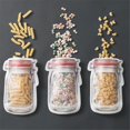 thumbnail image 2 of Bolsa de almacenamiento transparente a prueba de humedad Bolsa de embalaje de alimentos (3 piezas rojas) Tmvgtek suministros de cocina, 2 of 6